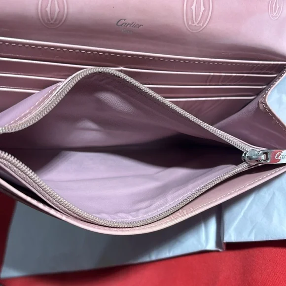 Cartier Birthday Limited Edition Preloved Wallet and Card Holder. 2 in 1 - Picture 8 of 17